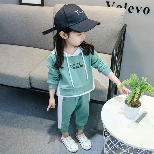 Girls and Boys Suits Spring and Autumn Clothes Children's Sports Sets Children's Clothes Two-piece Korean Sweaters