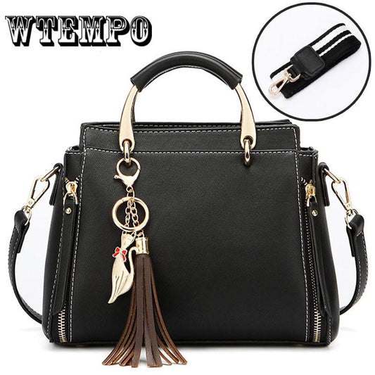Women's Handbag Fashion Large Capacity Women Shoulder Bag Tassel Pendant