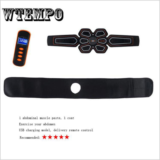 Abdomen sticker  smart stimulator abdominal exerciser fitness paste gear tone muscle training