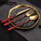 Fork Dinnerware Set Stainless Steel Cutlery Set 3pcs Knife Fork Set Tableware Cutleries