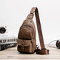 Chest Bag Men Multi-pocket Headphone Hole Messenger Bag Outdoor Leisure Sports Shoulder Bag