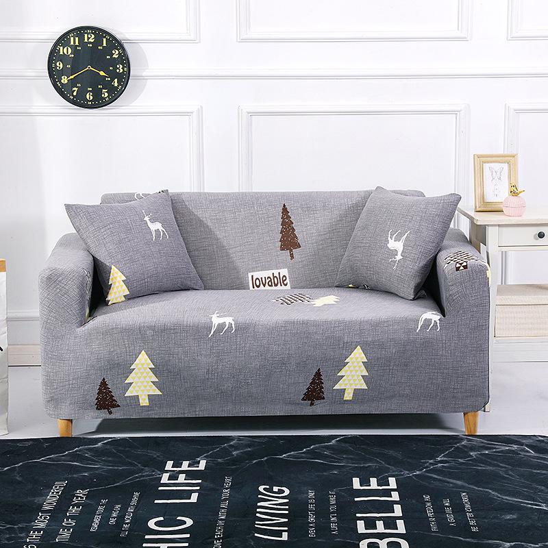 Stretch Sofa Cover Elastic All-inclusive Soaf  Slipcovers  Couch Case for  Sectional Sofa Sofa Case Dust Protection