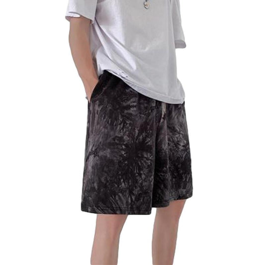 Summer Tie-dye Casual Shorts Men Wear Thin Loose Summer Ins Korean Version of The Trend of Wild Sports Five-point Pants