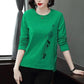 Cotton Spring and Autumn Long Sleeve T-shirt Women Loose Large Size Women's Bottoming Shirt Top Clothes