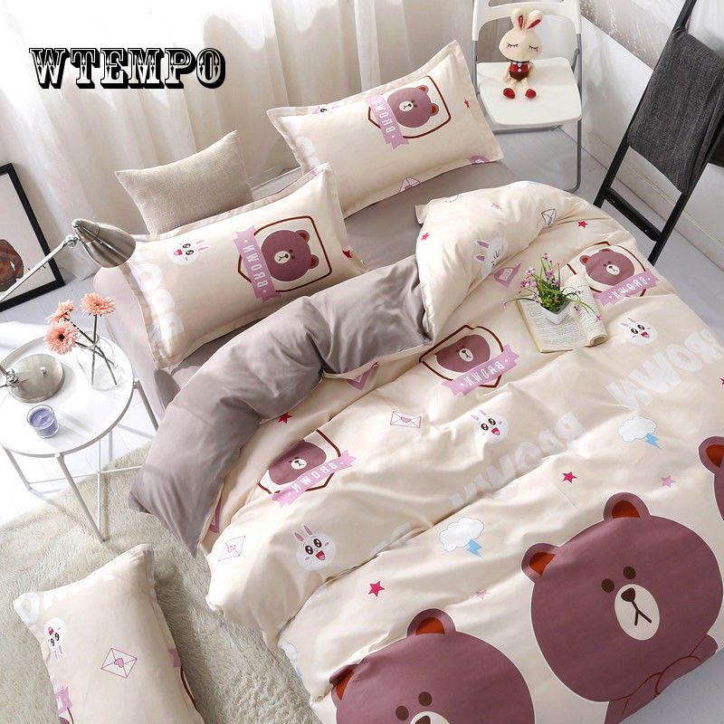 Home textile comfort 4pcs bedding soft warm skin-friendly bedding set