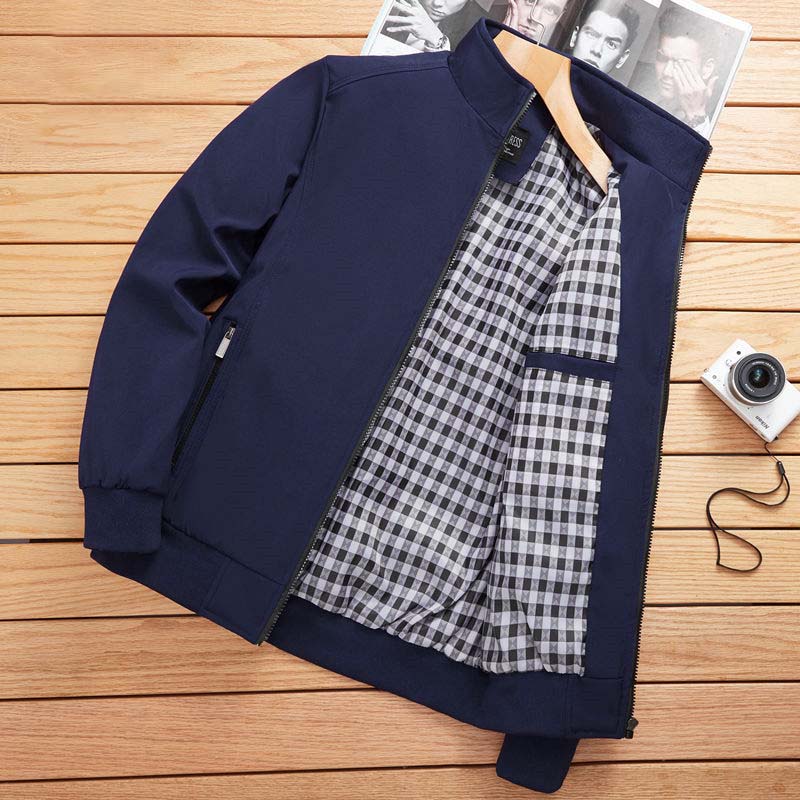 Spring and Autumn Equipment Middle-aged Men's Jacket Thin Leisure Large Code Casual Coat
