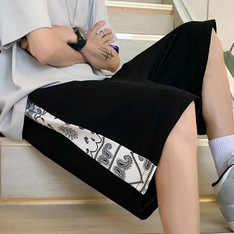 Sports Shorts Men's Summer Thin Section Outer Wear Trend Loose Basketball Pants Men's 5 Five-point Pants Sweatpants Tide Brand Net Red