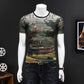 Retro Style Slim T-shirts Summer O-neck Short Sleeve Casual Shirts Soft Tops European High Street Fashion Personality Tees