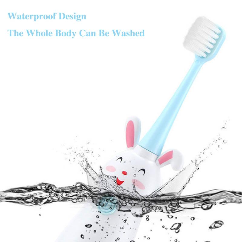 Cute Children's Electric Toothbrush Sonic Soft Fur Waterproof Baby 2 To 16 Years Old Cartoon Kid Student Male and Female Home