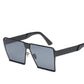 WTEMPO New Trendy Color Square Polarized Sunglasses Men Women Fashion Personality Retro Big Frame Su
