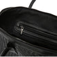 Business Briefcase Men Fashion Woven Leather Zipper Waterproof Handbag Travel Computer Bag