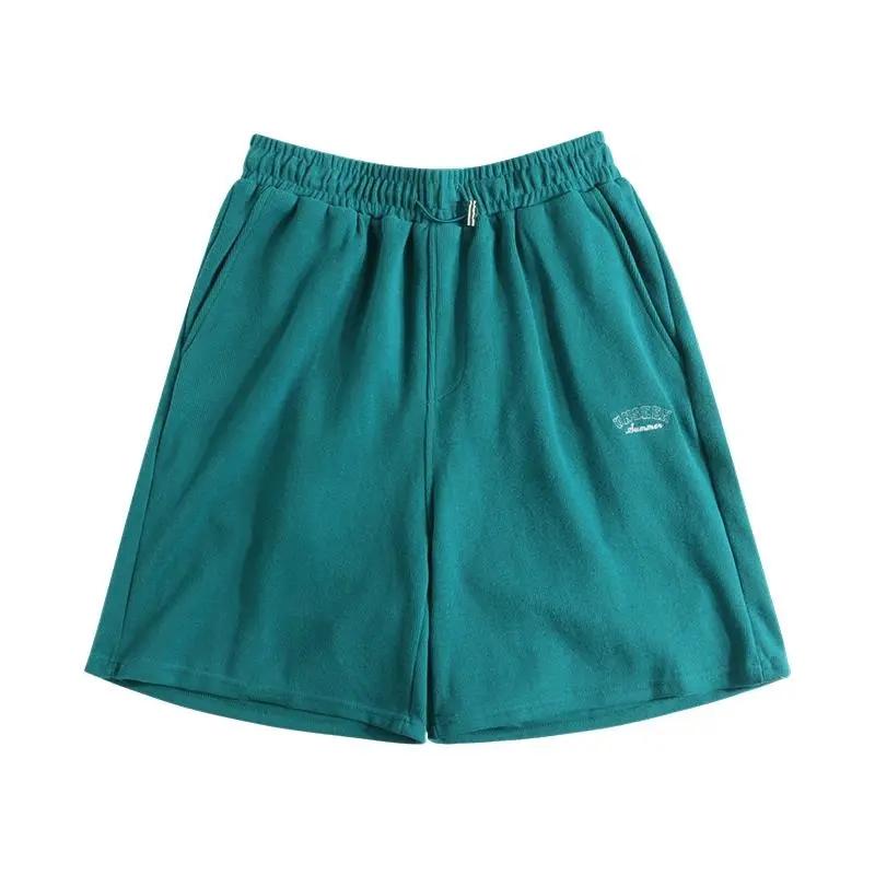 2PCS Spring and Autumn Sports Suit Women's Lazy Wind Solid Color Casual Sweater + Loose Shorts Suit Two-piece Set Hip Hop Athletic Clothing Sets