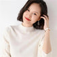 Cardigan Women's Thickened Half Turtleneck Cardigan Women's Sweater Loose Base Knitwear