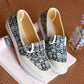 Cloth Shoes Women's Linen Retro Ethnic Style Flat Non-slip Breathable Lazy Shoes