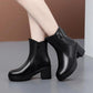 Fur Boots Women Winter Shoes High Heels Black Ankle Booties Platform Chunky Boots Fashion Luxury boots Female