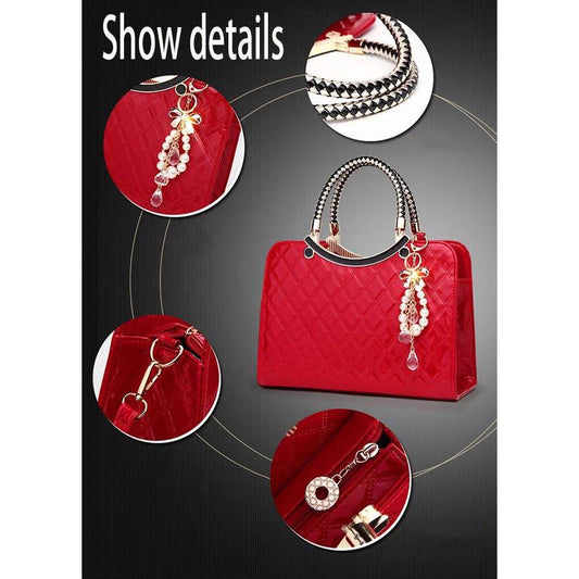 Big capacity European and American style Shoulder Handbag Trendy wild Woman bag Leather bag