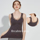 Thermal Underwear Women Plus Velvet Thickening Winter Outer Wear Sexy All-match High-end Vest Women All-in-one Slim Bottoming Shirt