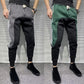 Men's Sports Pants Slim Fit All-Matched Small Foot Pants Splicing Casual Sweatpants Men