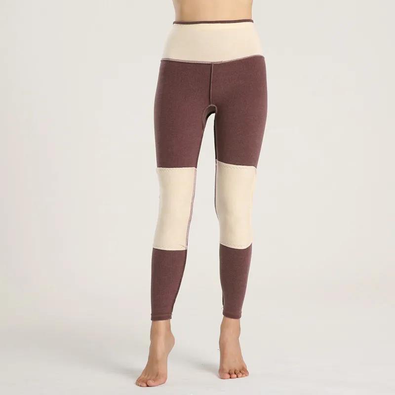 De Velvet Ladies Long Trousers Plus Velvet Thick High-waist Leggings Inner Threading Trousers Cotton Wool Trousers Heating Warm Pants