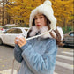Women's Gold Velvet Winter Jacket Down Padded Jacket Mid-length Korean Loose Thick Padded Jacket