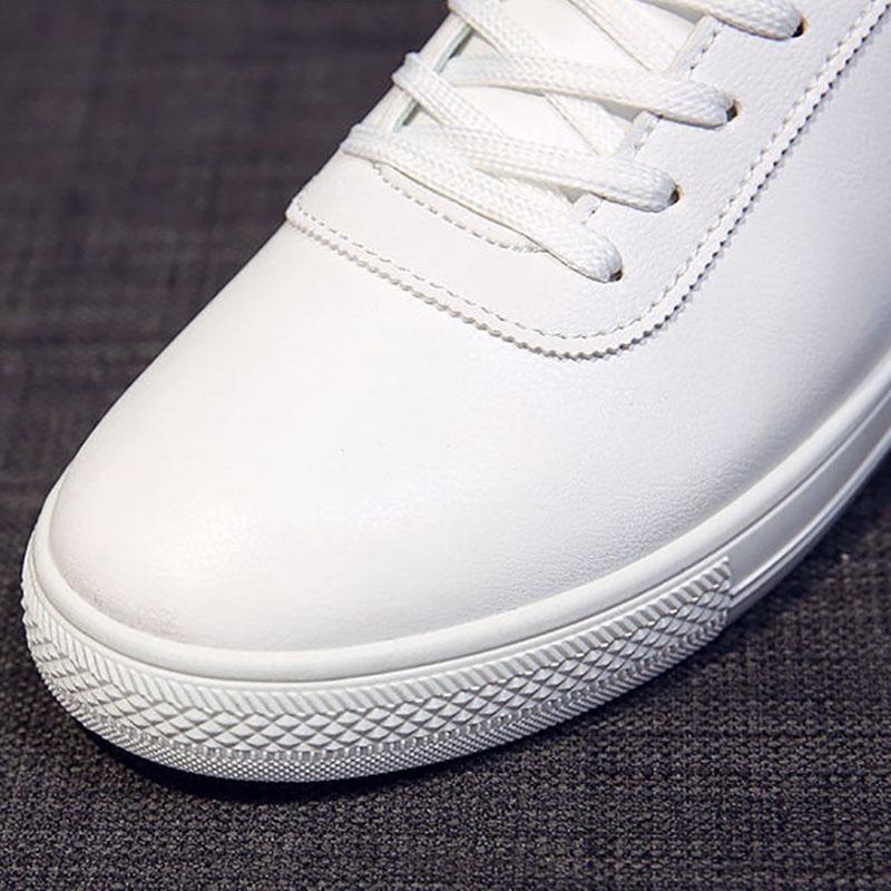 Soft Sole White Shoes Women One-foot Casual Flat Sole Shoes Single Shoes Student Korean Women