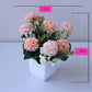 Creative Home Flower Arrangement Small Potted Ornaments Artificial Flowers Simulation Flower Set Living Room Bedroom Decorations