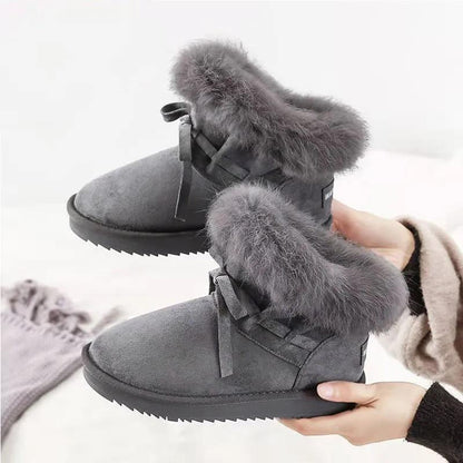 Snow Boots Women's Shoes Short Tube Plus Velvet Thick Bread Cotton Shoes Non-slip Winter Boots