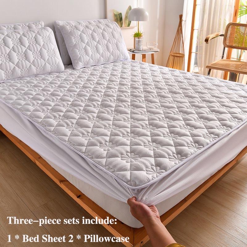 Bedspiery Cotton Breathable Thickening Three-piece Suit Dream Protection Cover Dust Cover All-inclusive Sheets 1.8 Meters 2 Meter Bedding Suit