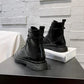 Ladies Martin Boots Non-slip Wear-resistant Autumn and Winter Real Cowhide Snow Boots British Style Short Boots Lightweight Waterproof Leather Shoes