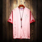 Chinese Style Embroidery Phoenix Nirvana Short-sleeved T-shirt Young Men's Summer Trend Personality Fashion Loose T-shirt