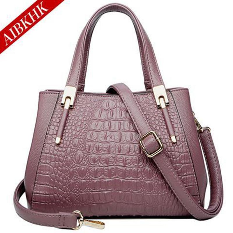 Bags Ladies Leather Handbags Middle-aged Mother Bag Handbags Pure Leather Cowhide Shoulder Messenger Bag
