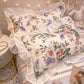 High-grade Cotton Princess Pillowcases A Pair of Floral Print Large Pillowcases 48*74cm Bedding