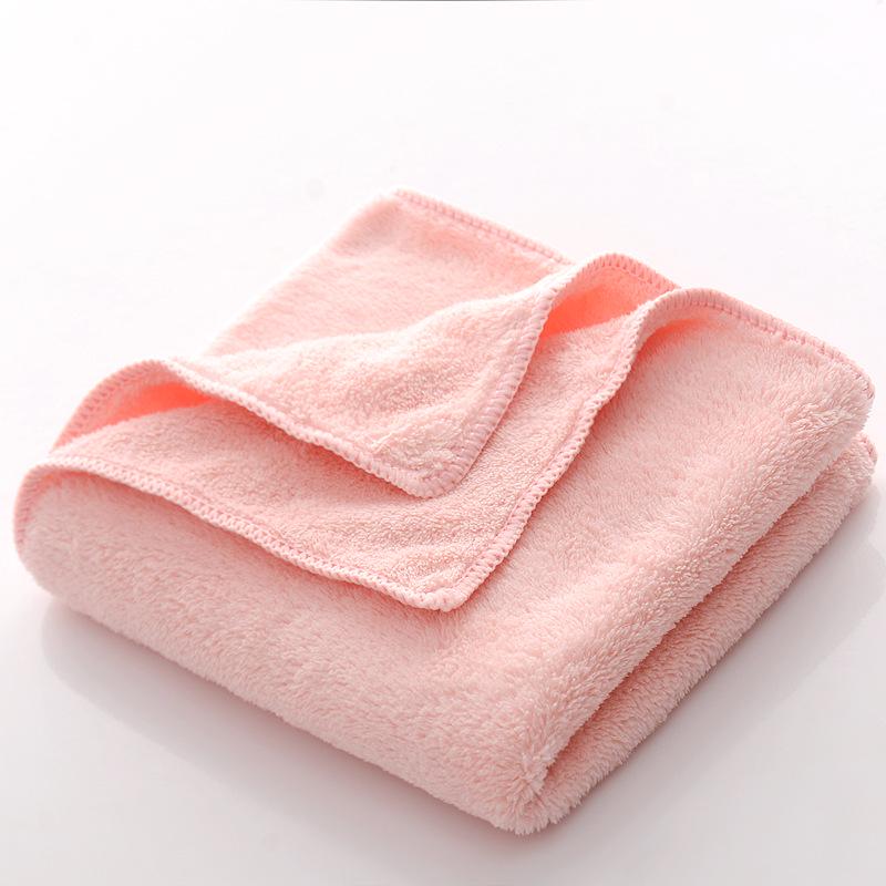 Adult Coral Velvet Towel + Bath Towel Set Home Oversized Absorbent Quick-drying Bath Towel