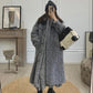 Lamb Plush Mid-length Coat Winter Fashion Retro Silhouette Thick Warm Large Size Coat Suitable for Women