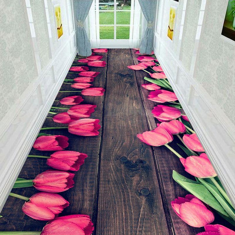 Pastoral Style Living Room Carpet Bedroom Bedside Blanket Can Be Cut Porch Corridor Aisle Carpet Stair Mat Large Size