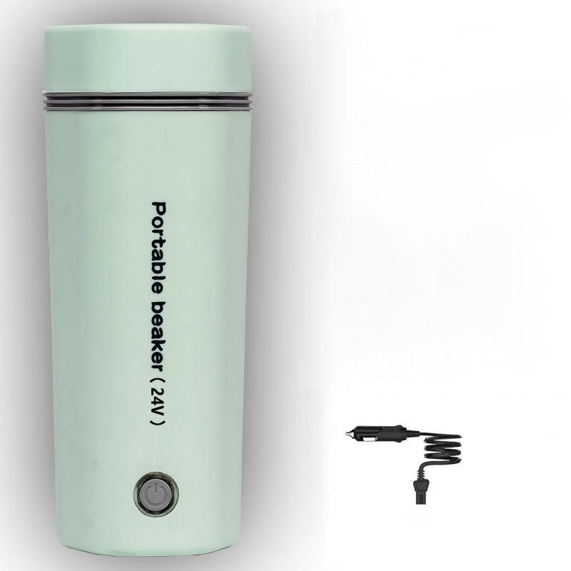 Portable Stainless Steel Electric Heating Kettle Car 8h Temperature Insulation Cup Coffee Tea Water Heating Cup