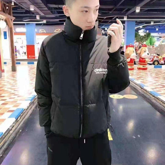 Autumn and Winter Fashion Trend All-match Bread Clothes Loose Thick Warmth and Thin Printed Cotton Jacket