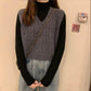 White V-neck Vest Vest Sweater Sweater Spring and Autumn Women Korean Version Loose Short Outer Jacket