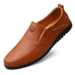 Peas shoes men's leather soft bottom driving shoes men's casual shoes Flat men's peas shoes