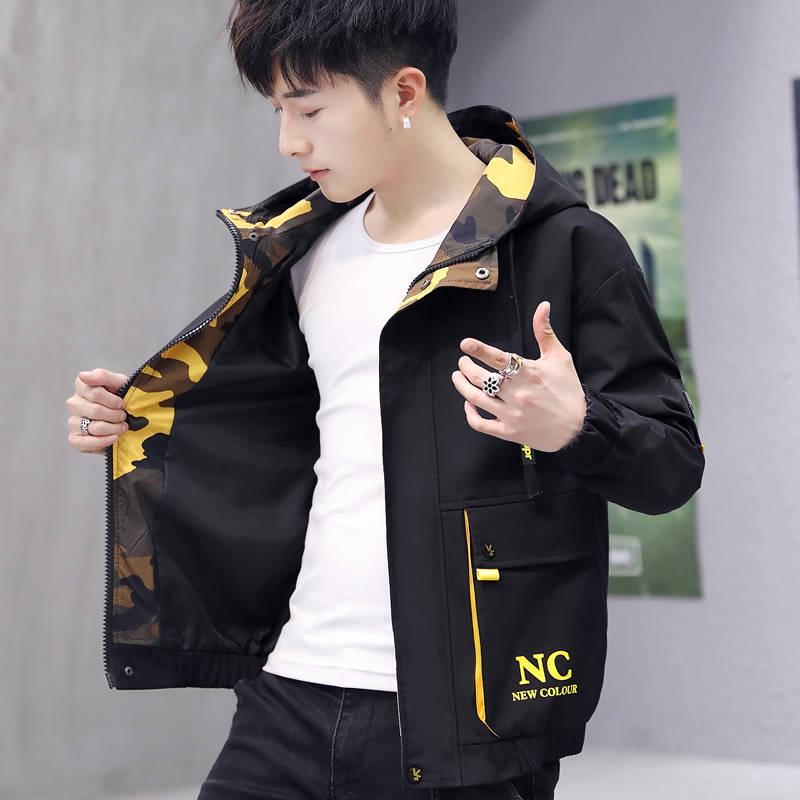 Men's Jackets Autumn Men's Coats Fashion Loose Casual Jackets Male Outerwear Baseball Uniform