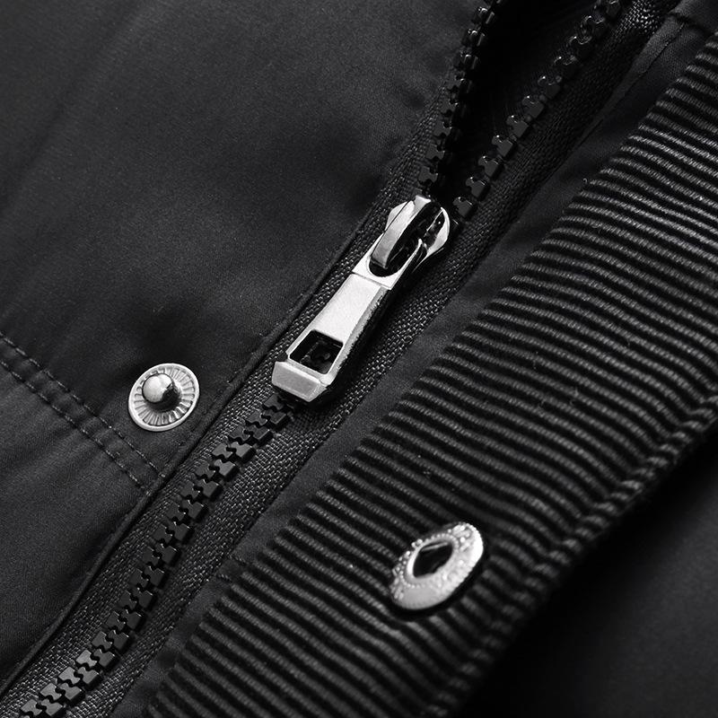 Windproof Rainproof Winter Men Outwear Collar Warm Cotton Dad's Cotton Coat Down Coat Thick Parka Clothing Long