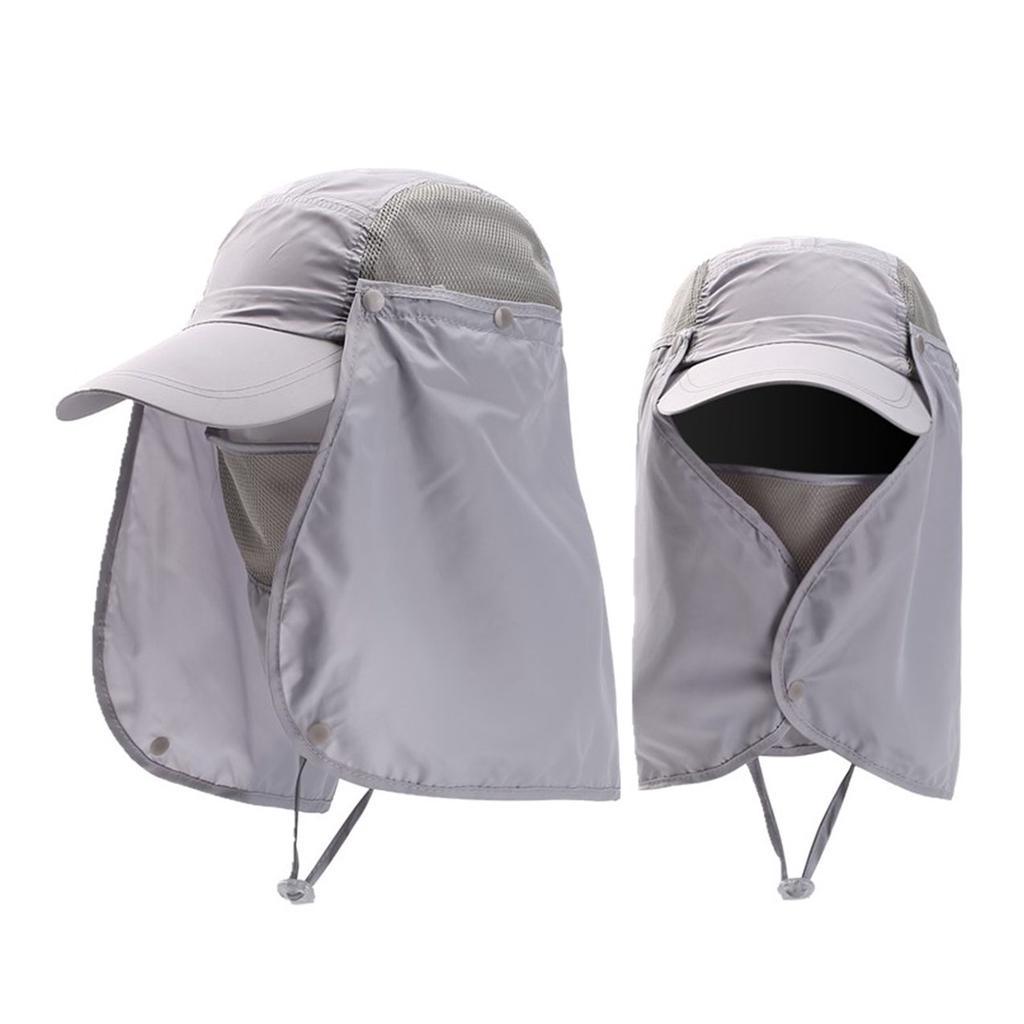 Quick Dry Unisex Outdoor Sport Fishing Hiking Face Neck Cover Sun Cap Sunshade