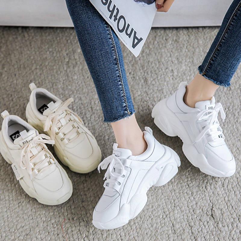 Women Shoes Woman Sneakers Chunky Basket Femme Sneakers Women Vulcanized Shoes Platform Sneakers