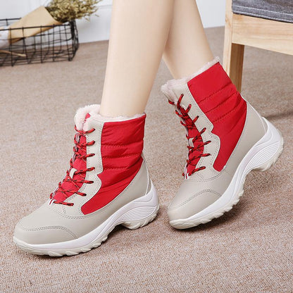 Women Snow Boots Platform Winter Boots Waterproof Non-slip Boots Women Winter Shoes Botas Mujer