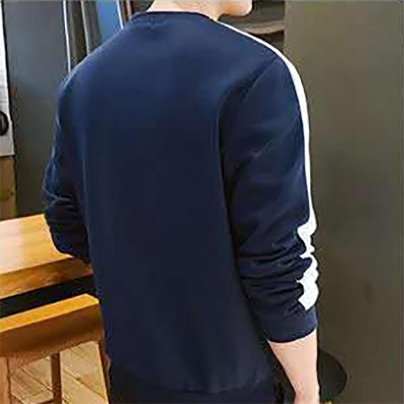 Autumn Men's Round Neck Casual Sweater Korean Round Neck Long-sleeved Sweatshirts Men's Young Clothes