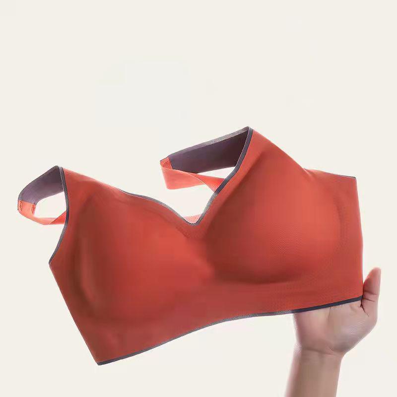 Women's Sports Underwear Ice Silk Beauty Back Bra Seamless One-piece Vest Thin Section Gathered Tube Top Crop Tops for Women Yoga Push Up Bra Top