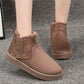 Women's Short Snow Boots Plush Thick Cotton Shoes Winter All-match Martin Boots