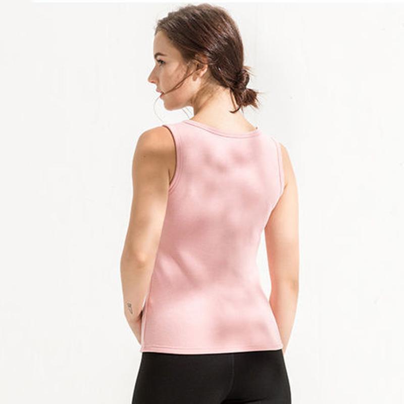 Women Sleeveless Thermal Underwear Women Winter Plus Velvet Thicken Vest Sexy Pajamas Autumn Spring Windproof Soft Lining High Elasticity Comfortable