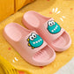 Summer Ladies Sandals and Slippers Home Indoor Non-slip Bathroom Home Cute Couple Sandals and Slippers Beach Shoes