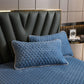 Quilted Quilted Thickened Milk Velvet Pillowcase for Autumn and Winter Warmth for Two People Single Pillowcase
